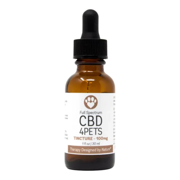 CBD 4 Pets Daily Maintenance Full Spectrum Natural Tincture 1oz 100mg