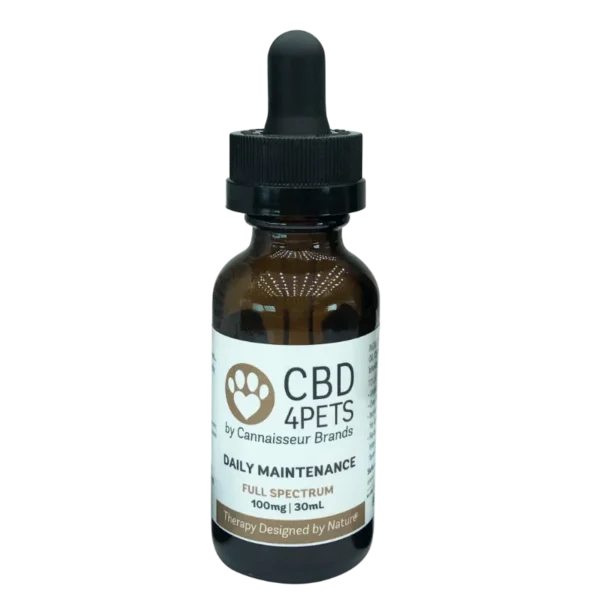 CBD 4 Pets Daily Maintenance Full Spectrum Natural Tincture 30ml 100mg