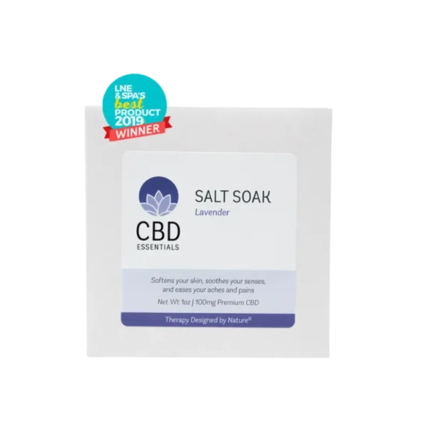 CBD Salt Soak Lavendar 4oz 100mg award