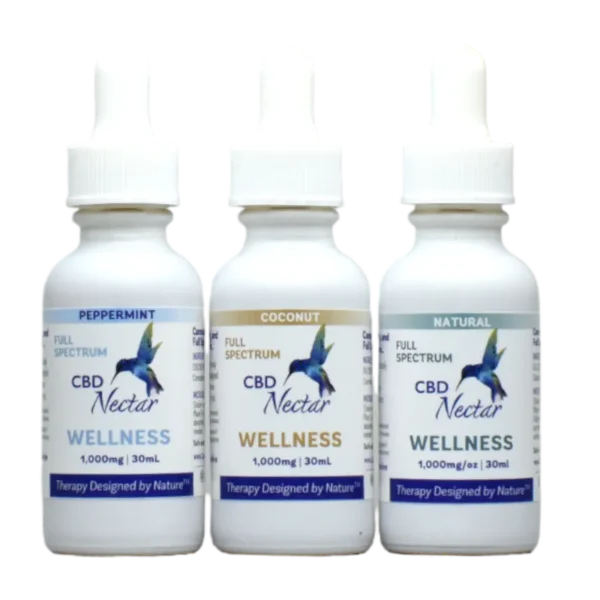 cbd nectar wellness bundle 1000mg 30ml