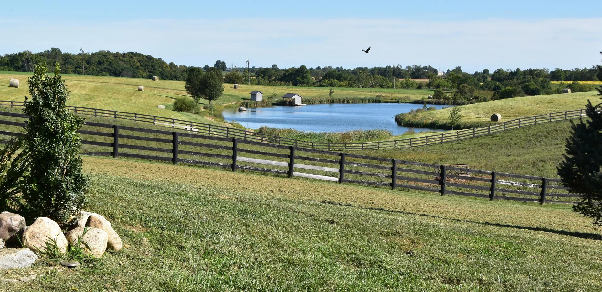 Landscape photo of a farm